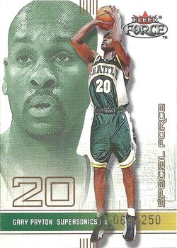2001-02 Fleer Force - Special Force #75 Gary Payton Front