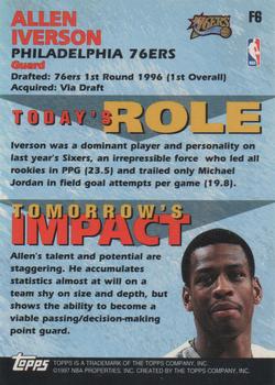 1997-98 Topps - Fantastic 15 #F6 Allen Iverson Back