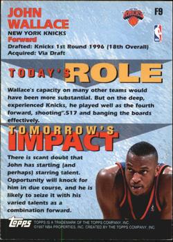 1997-98 Topps - Fantastic 15 #F9 John Wallace Back