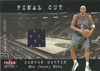 2001-02 Fleer Genuine - Final Cut #NNO Kenyon Martin Front