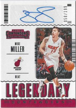 2020-21 Panini Contenders - Legendary Contenders Autographs #LC-MML Mike Miller Front