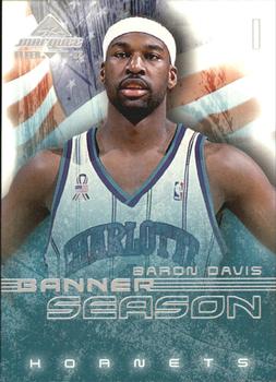 2001-02 Fleer Marquee - Banner Season #15 BS Baron Davis Front