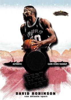2001-02 Fleer Showcase - Best of the West #NNO David Robinson Front
