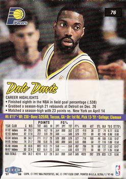 1997-98 Ultra #76 Dale Davis Back