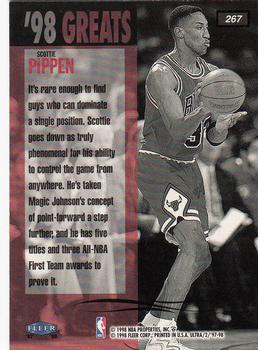 1997-98 Ultra #267 Scottie Pippen Back