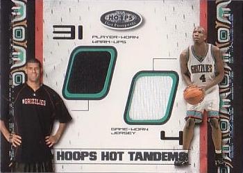 2001-02 Hoops Hot Prospects - Hoops Hot Tandems #SBSS Shane Battier / Stromile Swift Front