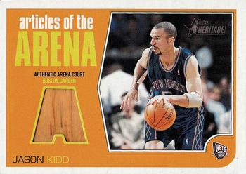 2001-02 Topps Heritage - Articles of the Arena Relics #AA3 Jason Kidd Front