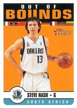 2001-02 Topps Heritage - Out of Bounds #OO5 Steve Nash Front