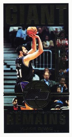 2001-02 Topps High Topps - Giant Remains #GR-VD Vlade Divac Front