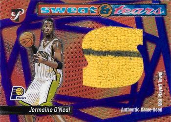 2001-02 Topps Pristine - Sweat and Tears #IP-JO Jermaine O'Neal Front
