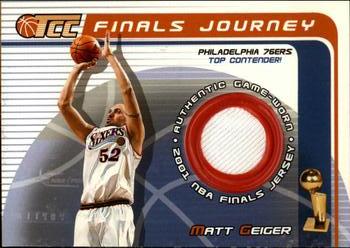 2001-02 Topps TCC - Finals Journey #FJ-MG Matt Geiger Front