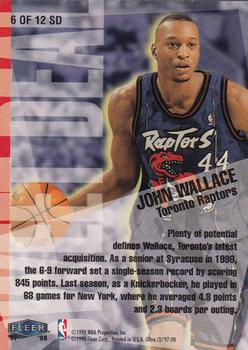 1997-98 Ultra - Sweet Deal #6 SD John Wallace Back