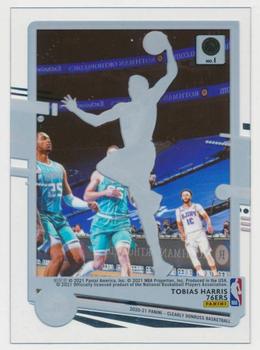2020-21 Clearly Donruss #1 Tobias Harris Back