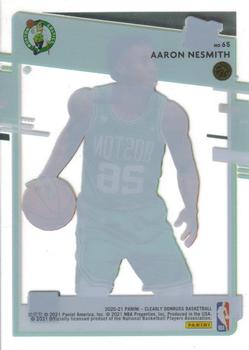2020-21 Clearly Donruss #65 Aaron Nesmith Back