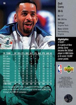 1997-98 Upper Deck #10 Dell Curry Back