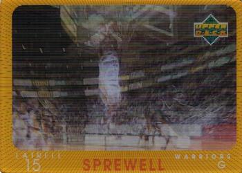 1997-98 Upper Deck Diamond Vision #9 Latrell Sprewell Front