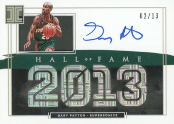 2020-21 Panini Impeccable - Impeccable Hall of Fame Autographs #IH-GPA Gary Payton Front