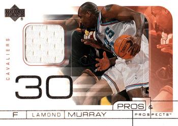 2001-02 Upper Deck Pros & Prospects - Game Jerseys #LM Lamond Murray Front