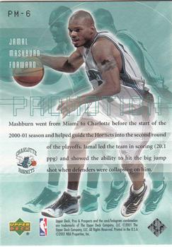 2001-02 Upper Deck Pros & Prospects - ProMotion #PM-6 Jamal Mashburn Back