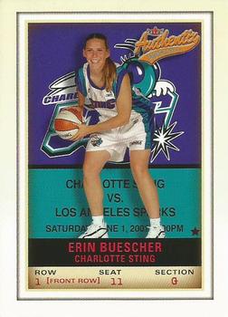 2002 Fleer Authentix WNBA - Front Row #48 Erin Buescher Front