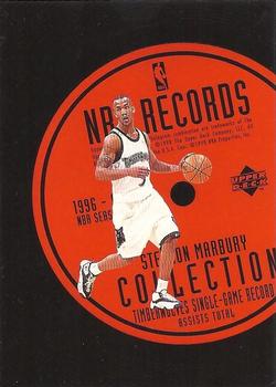 1997-98 Upper Deck - NBA Records Collection #RC16 Stephon Marbury Front