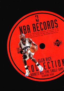 1997-98 Upper Deck - NBA Records Collection #RC3 Glen Rice Front