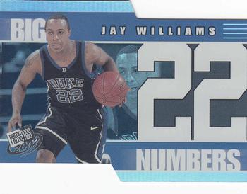 2002 Press Pass - Big Numbers #BN26 Jay Williams Front