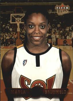 2002 Ultra WNBA - Gold Medallion #71 Marla Brumfield Front