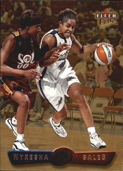 2002 Ultra WNBA - Gold Medallion #95 Nykesha Sales Front