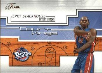 2002-03 Flair - Court Kings #2 CK Jerry Stackhouse Front