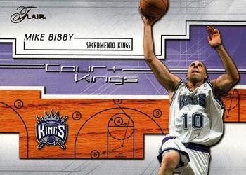 2002-03 Flair - Court Kings #8 CK Mike Bibby Front