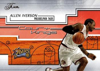 2002-03 Flair - Court Kings #9 CK Allen Iverson Front