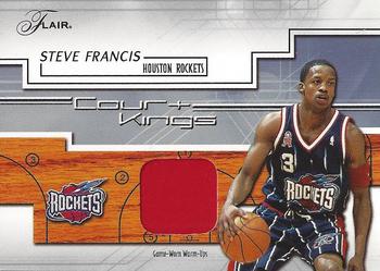 2002-03 Flair - Court Kings Game Used #CK-SF Steve Francis Front