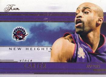 2002-03 Flair - New Heights #2 NH Vince Carter Front
