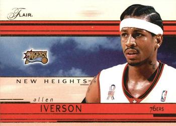2002-03 Flair - New Heights #20 NH Allen Iverson Front