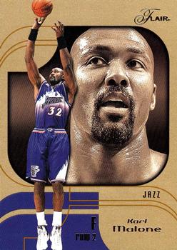 2002-03 Flair - Row 2 #7 Karl Malone Front