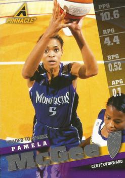 1998 Pinnacle WNBA #47 Pamela McGee Front