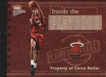 2002-03 Fleer Platinum - Inside the Playbook #3 PB Caron Butler Front