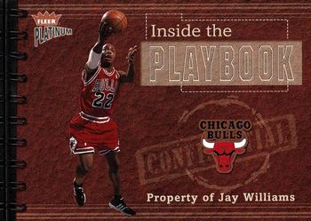 2002-03 Fleer Platinum - Inside the Playbook #8 PB Jay Williams Front