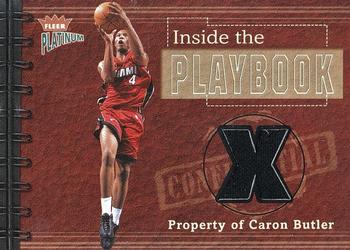2002-03 Fleer Platinum - Inside the Playbook Game Used #NNO Caron Butler Front