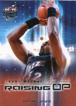 2002-03 Hoops Stars - Raising Up #18 RU Karl Malone Front