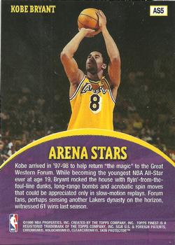 1998-99 Finest - Arena Stars #AS5 Kobe Bryant Back