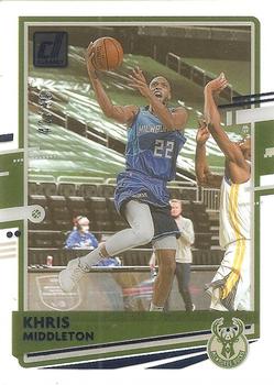 2020-21 Clearly Donruss - Blue #12 Khris Middleton Front