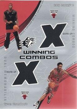 2002-03 SPx - Winning Combos #EC/TC Eddy Curry / Tyson Chandler Front
