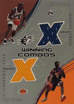 2002-03 SPx - Winning Combos #MJ/KB Michael Jordan / Kobe Bryant Front