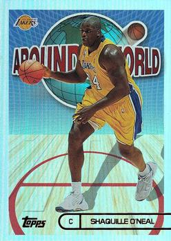 2002-03 Topps - Around the World Exchange #AW14 Shaquille O'Neal Front