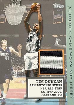 2002-03 Topps - Slam Duncan Relics #SD5 Tim Duncan Front