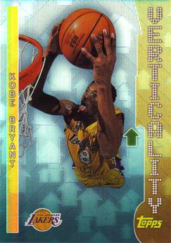 2002-03 Topps - Verticality #V5 Kobe Bryant Front