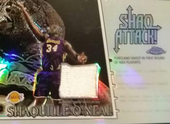 2002-03 Topps Chrome - Shaq Attack Relics Refractors #SAC1 Shaquille O'Neal Front