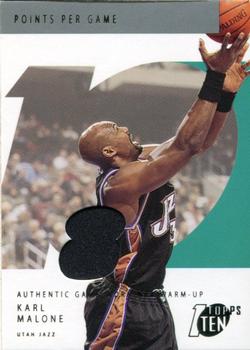2002-03 Topps Ten - Relic Parallel #8 Karl Malone Front